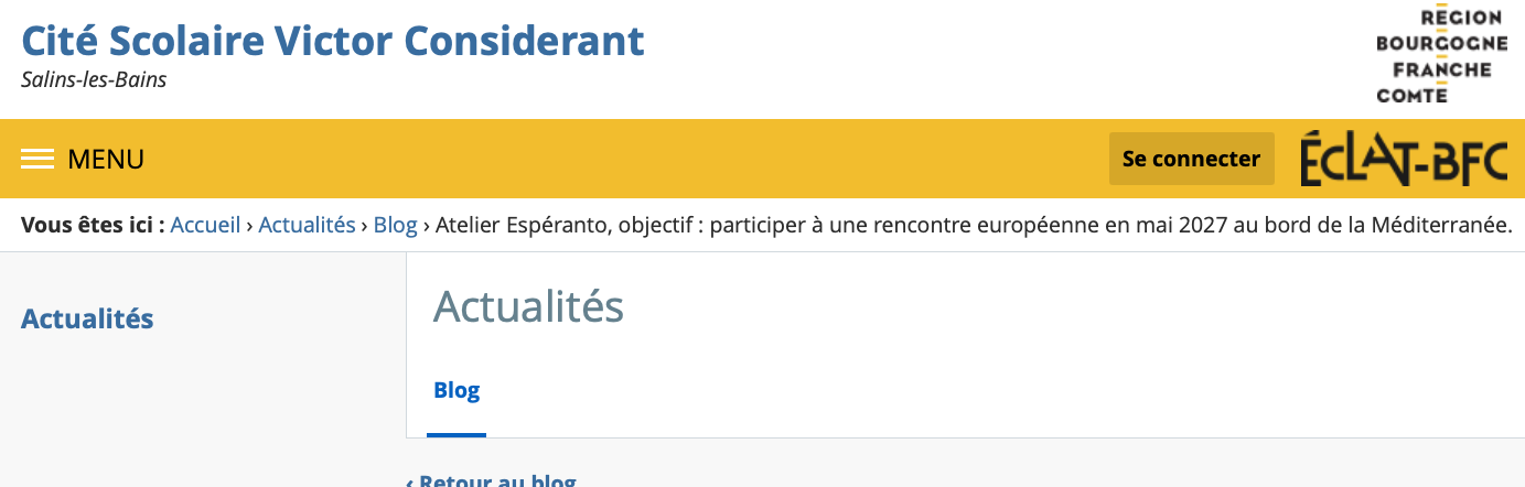 2026-10-capture_site_Salins - actu_EKE-SO copie d'écran atelier espéranto du lycée en 2018